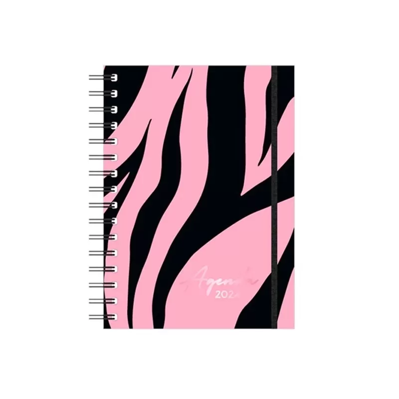 Pink and black